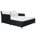 Cadre noir / coussin blanc