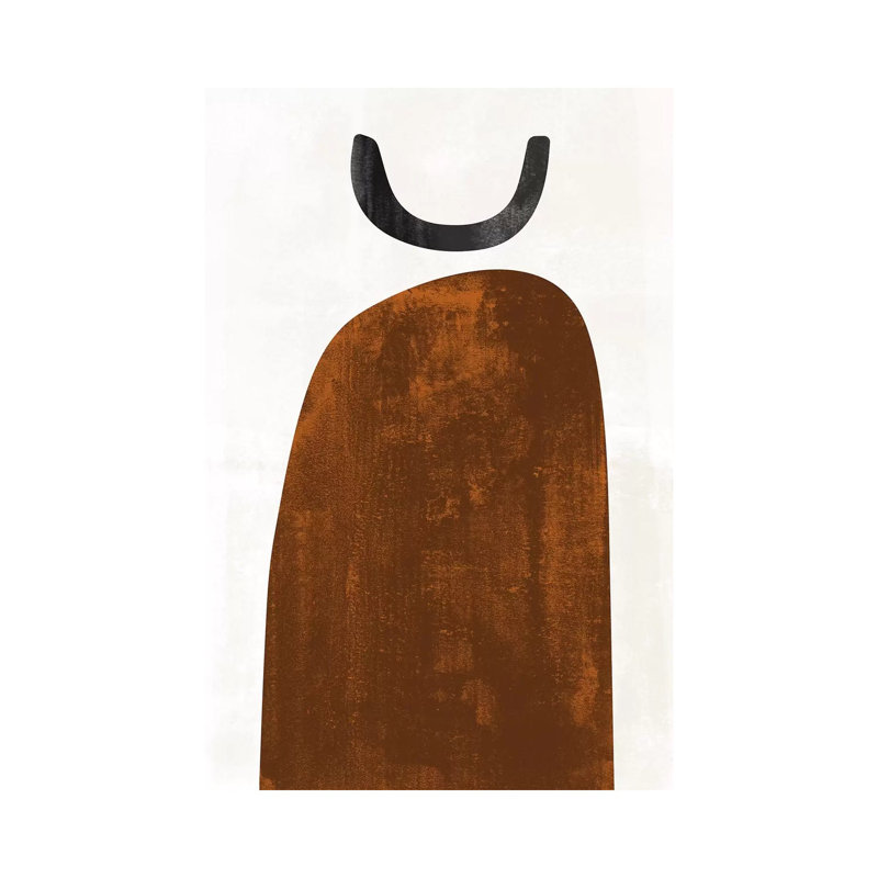 Abstraction de rouille-reproduction d’art, Pas de tapis, H 60 po x l 40po x P 1,5 po, Toile tendue