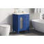 Meuble-lavabo 24 po avec lavabo, meuble-lavabo avec deux tiroirs et porte, tablette réglable, bois massif et panneau de fibres à densité moyenne-760738753