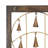 Gromling Metal Intricately Carved Bell Brown Wall Decor
