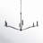 Ensley 6 - Light Steel Dimmable Chandelier-91094822