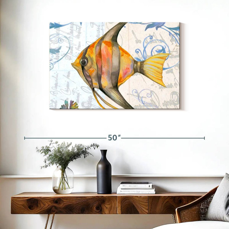 Angel Fish, 24" H x 36" W