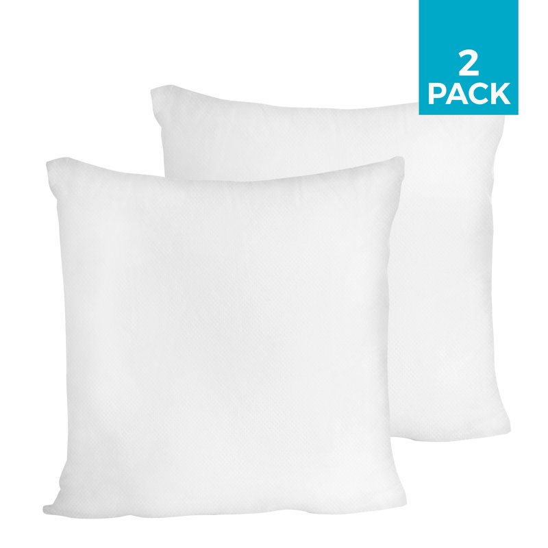 Bourrure de coussin de forme carré, 24" X 24", Polyester/ Bourre en polyester
