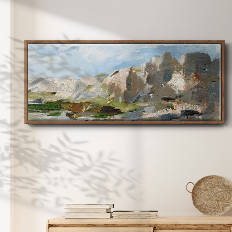 Western Cliff II - toile encadrée