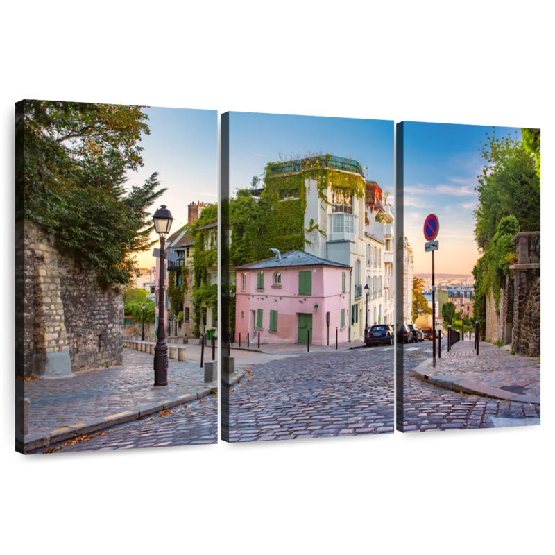 Aime Old Street In Montmartre, 36" H x 57" W
