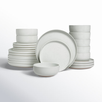 Famiware 24 Piece Stoneware Dinnerware Set - Service for 8