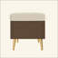 Banc de rangement avec repose-pieds Modern Modern-129574797-129574798