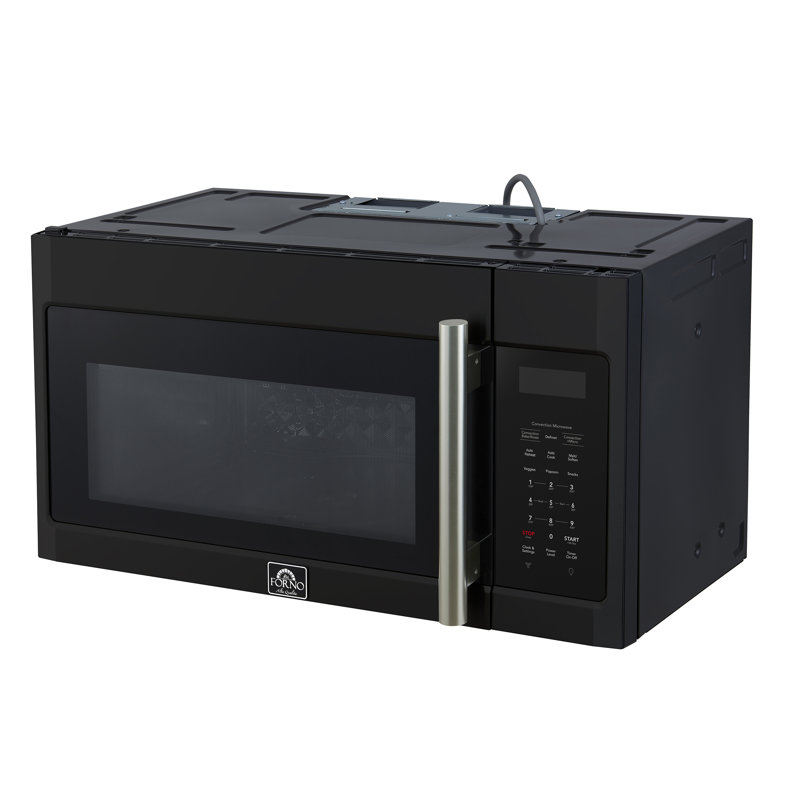 Four à micro-ondes à convection de 30 po Forno Fornace, noir - 1,5 pi³, évent 300 CFM