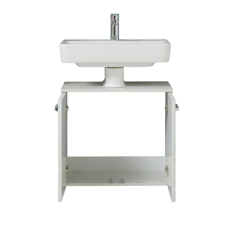 Quickset 936 60cm Wall Mounted Single Bathroom Vanity Base