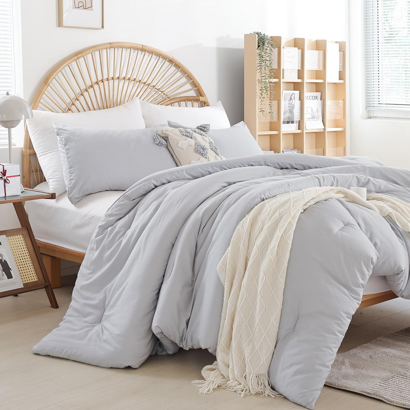 Lightweight & Cozy Boho Comforter Set, 3 Pieces All-Purpose Ultra Soft Microfiber Bedding Set for Home Bedroom Decor