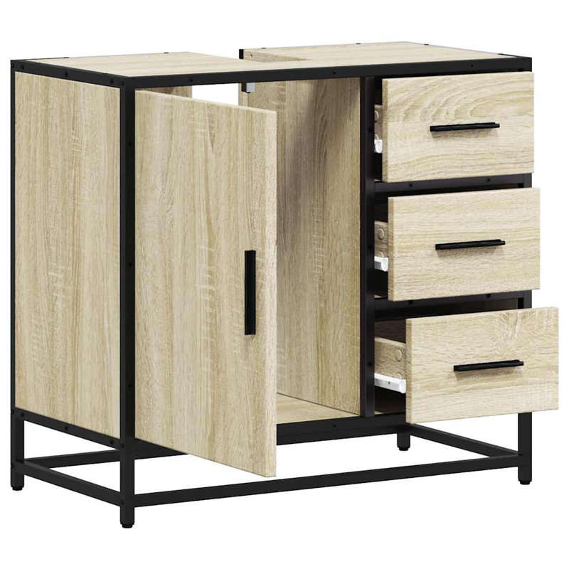 Bathroom Cabinet, Sonoma Oak