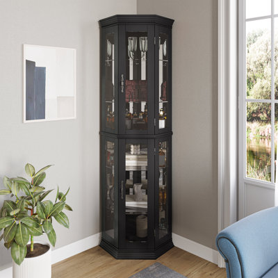 Vitrine de coin lumineuse 21,5 po