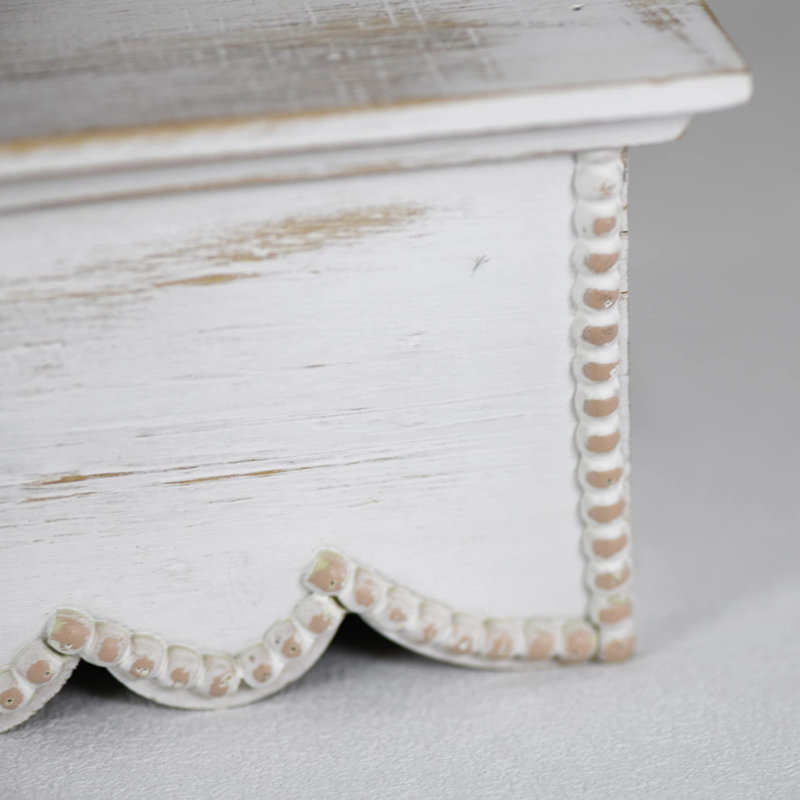 Wiegert Solid Wood Floating Shelf, White