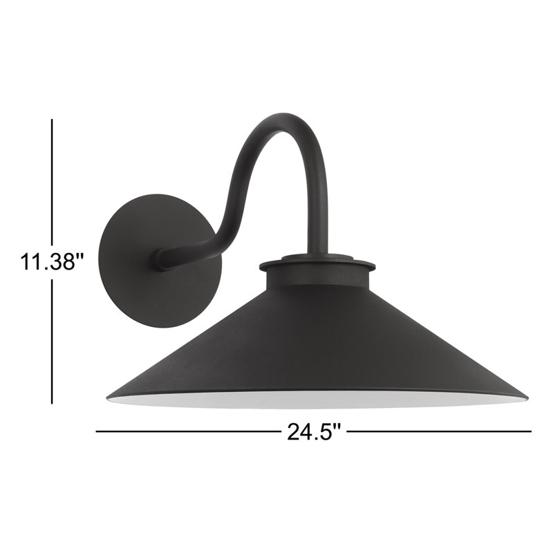 1 - Light LED Barn Light, 11.38" H x 15" W x 24.5" D