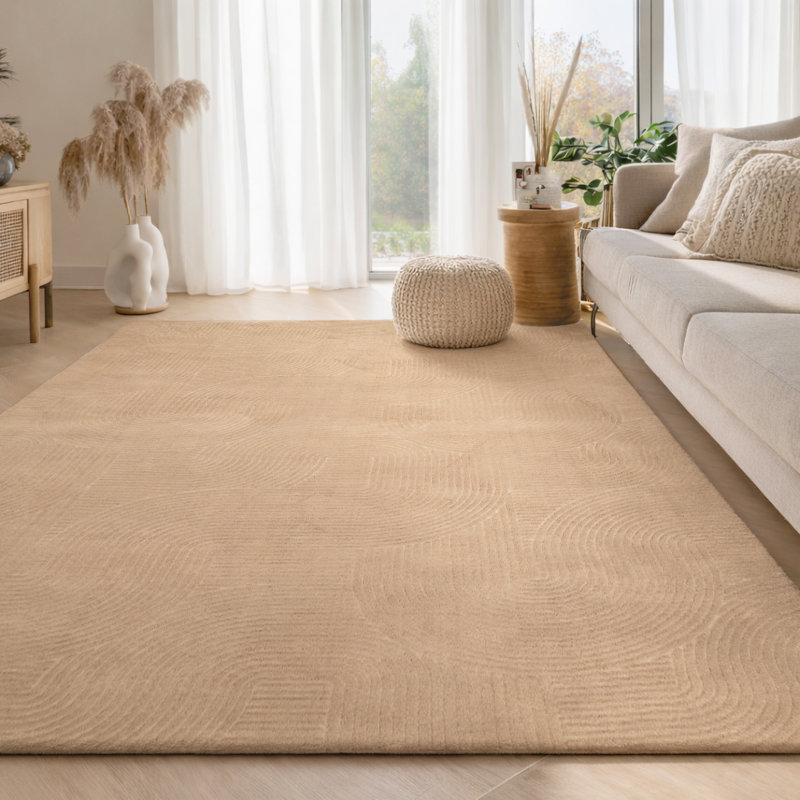 Tapis beige Elion, Beige, 6 pi 7 po x 9 pi 0 po