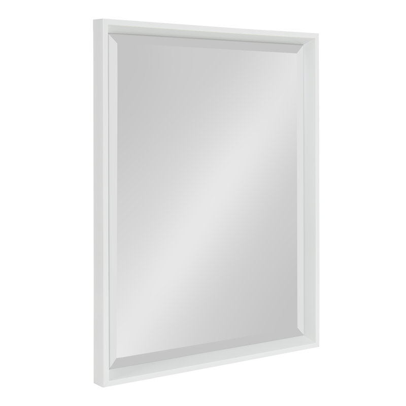 Miroir d'appoint Ovey, Blanc, 25,5 po x 19,5 po