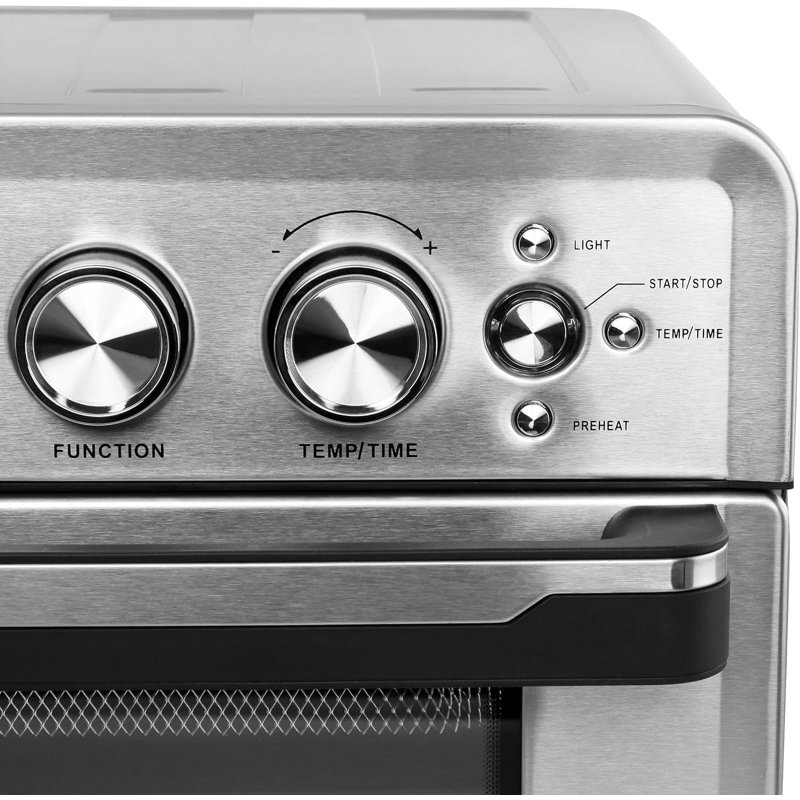 Multifunction Air Fryer Toaster Oven With 21 Presets And 360° Hot Air Circulation