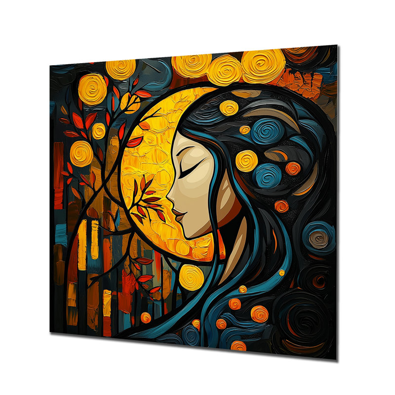 «Whispering Tradition Of Japanese Art I - People», impression sur métal, H 16 po x l 16 po x P 0,84 po