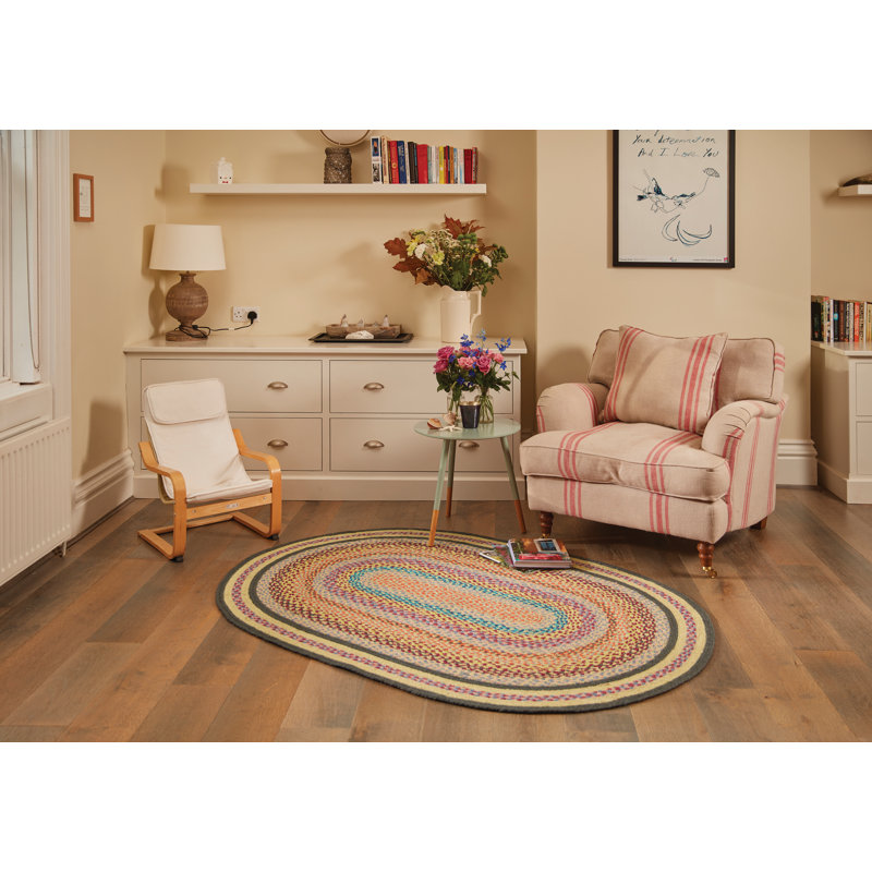 Oval Cashtin Hand Woven Area Rug, Oval 160 x 230cm