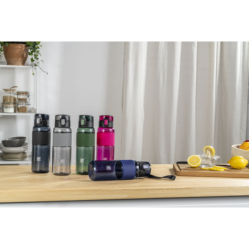 Tritan Plastic Water Bottle, Dark Blue