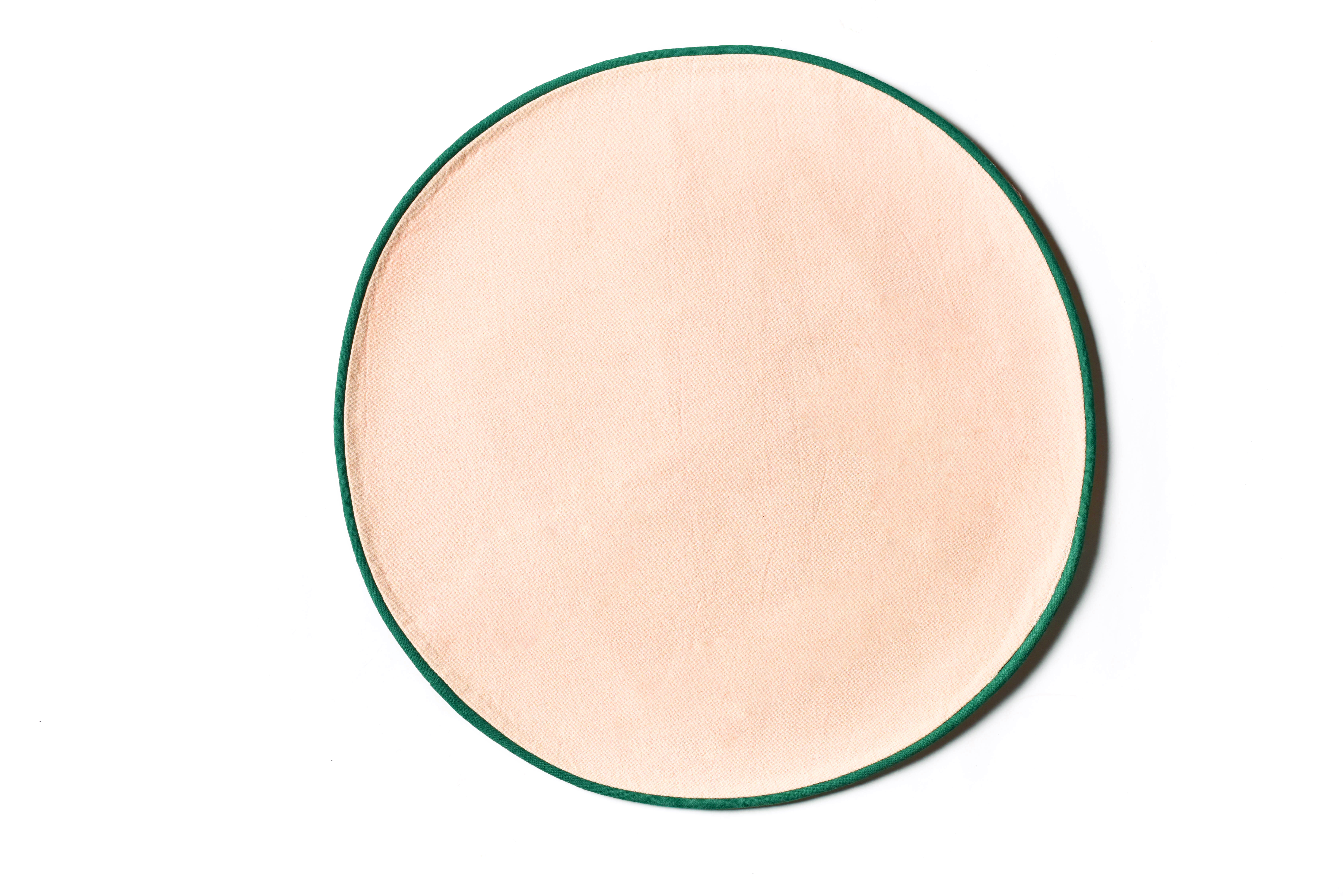 Coton Colors by Laura Johnson Blush And Pine Color Block Round Placemat Set Of 4 & Reviews | Wayfair