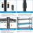 Over Washer Shelves - Heavy Duty Storage With Adjustable Height