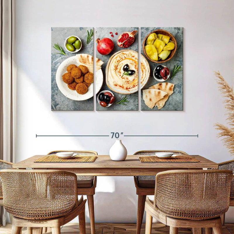 Yarlin, cuisine traditionnelle arabe, H 36 po x l 57 po