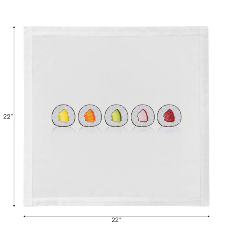 Serviettes de table en rouleau de coton