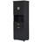 Tall Bathroom Cabinet with Laundry Basket, Large Storage Space