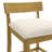 Merie Modern Transitional Wood Bar Height Kitchen Bar Stool In Amber Glow Finish With White Boucle Fabric Upholstered Seat - Set Of 3-80746114-80746115-80746113