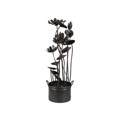 Metal Tiered Cascading Flower Fountain
