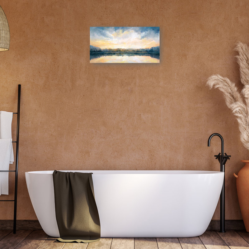 Skylights by Studio Arts Canvas Art Print, 13" H x 25" W x 1.5" D