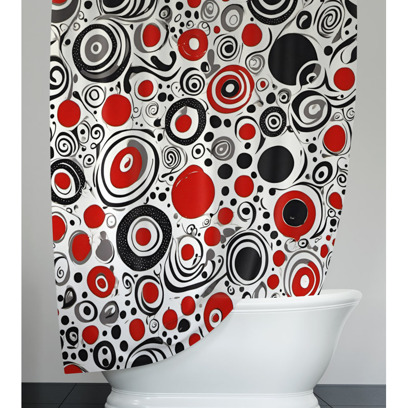 Rideau de douche Feaster, H 72 po x l 70 po