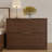 Milano 2 Drawer Walnut Nightstand-1402348219