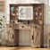 Azraf 47.2"W Farmhouse Large Vanity Dressing Makeup Table with 5 Drawers