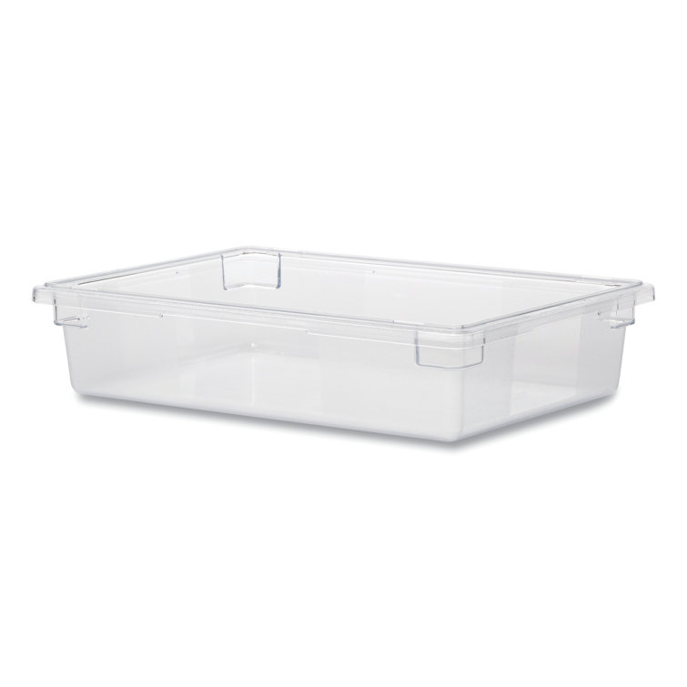 Rubbermaid 6 Qt. Clear Square Polycarbonate Food Storage Container