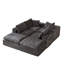 Canapé moderne en nuage de chenille, librement combinable-805967921