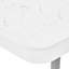 Table utilitaire portable en plastique de 122 cm de large, idéale pour le camping, les pique-niques et les barbecues, trois hauteurs réglables, structure haute résistance, surface imperméable et résistante aux égratignures, pieds stables et antidérapants.