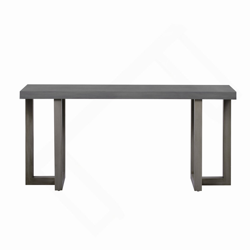 Geometric Design Console Table With Solid Pine Legs,Suitable For Entryway, Hallway, Living Room, Bedroom