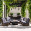 Chaise de terrasse avec coussins Louise-986561436