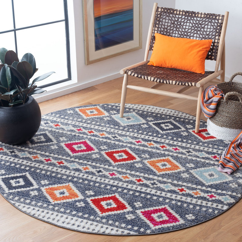 Sheila Performance Southwestern Rug, Round 6'