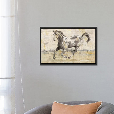 Golden Stallion II, impression sur toile tendue