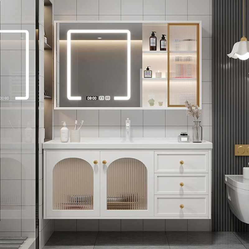 Light luxury modern simple bathroom cabinet