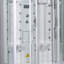 Douche à vapeur 85 po x 56 po x 38 po avec configuration droite coulissante