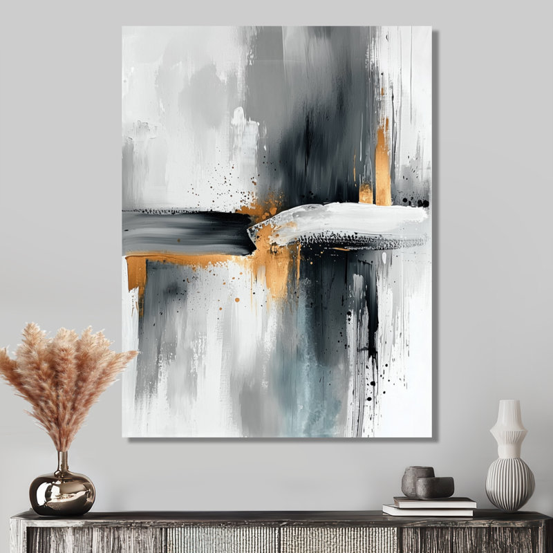 Minimal Journey Horizon I - art mural moderne en métal, impression moderne sur métal, H 32 po x l 16 po x P 0,84 po
