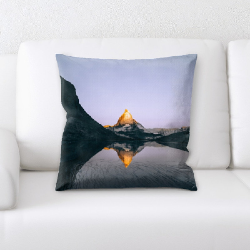 Microsuede Throw Pillow