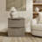 Modern Fluted 2-Drawer Nightstand-1112176589
