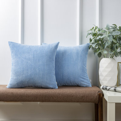  Housse de coussin rectangulaire en polyester et insert