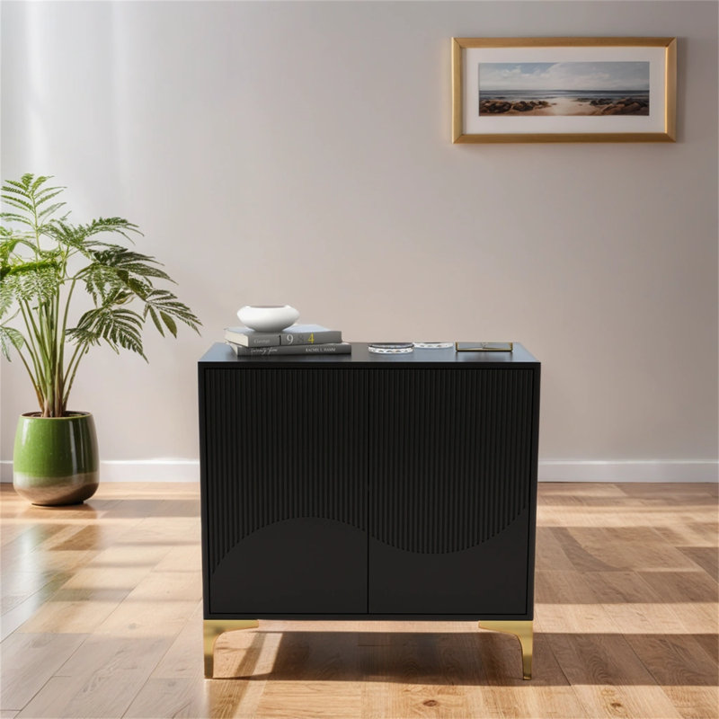 Devaj Accent Cabinet, Black