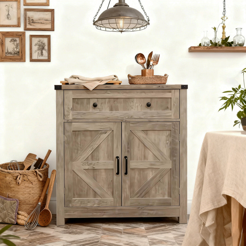 Armoire de rangement Farmhouse, Grey